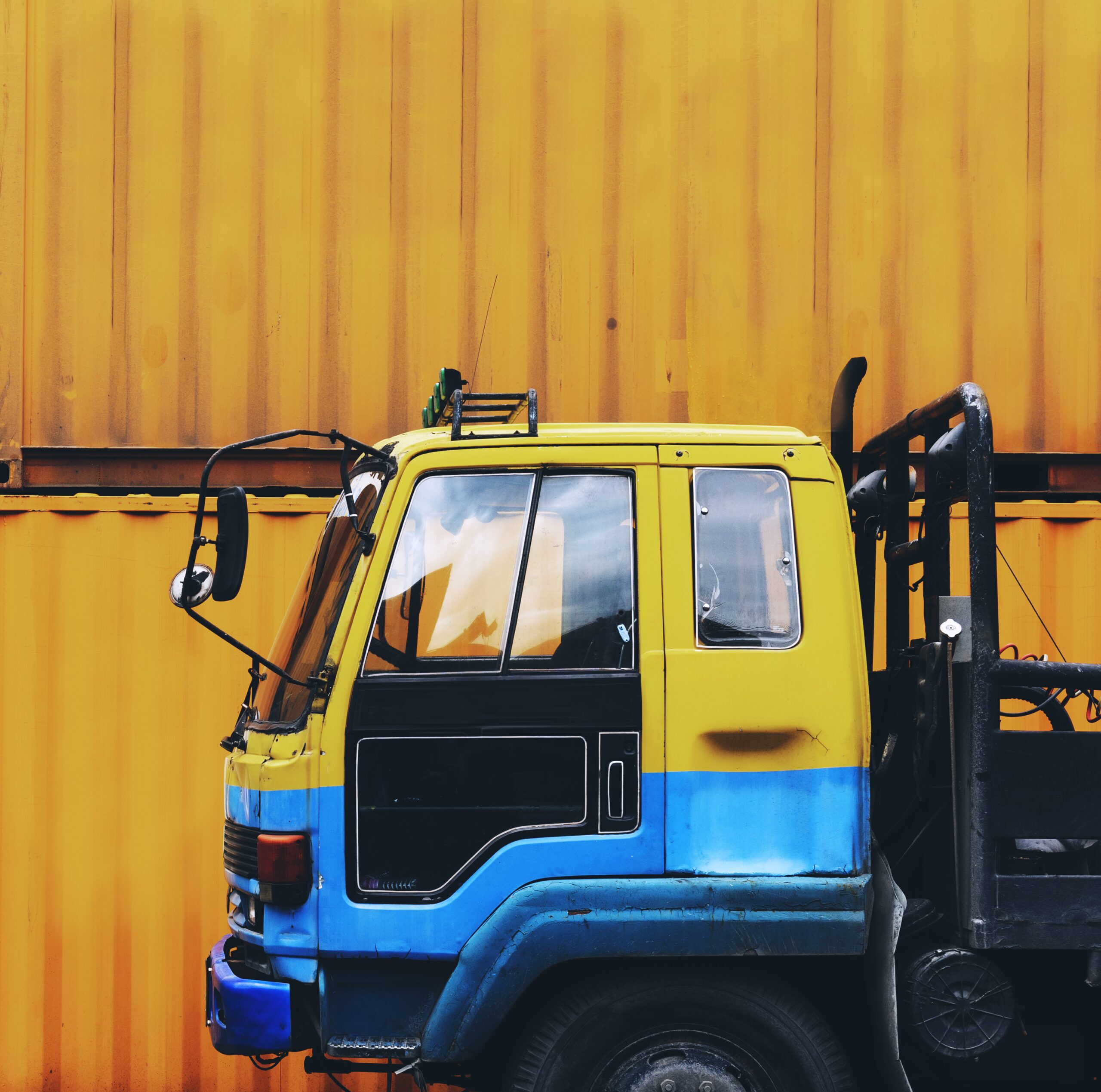 yellow truck